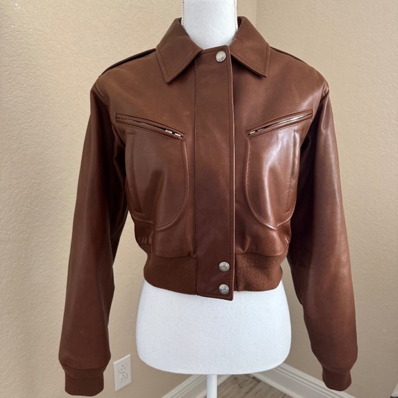 Loro Piana Roldan Soft Calf Leather Bomber Jacket - Picture 1 of 16